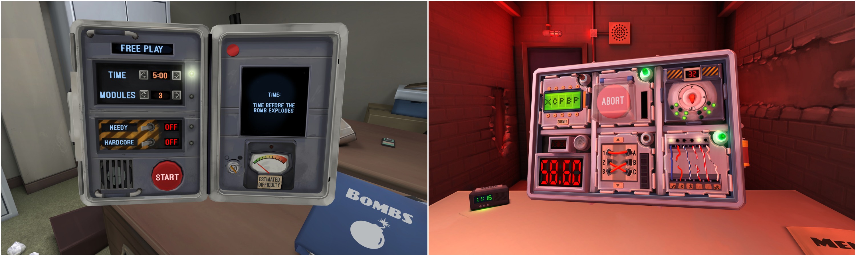 Keep Talking and Nobody Explodes - Defuse a bomb with your friends.