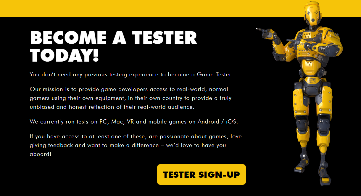 Become A Game Tester