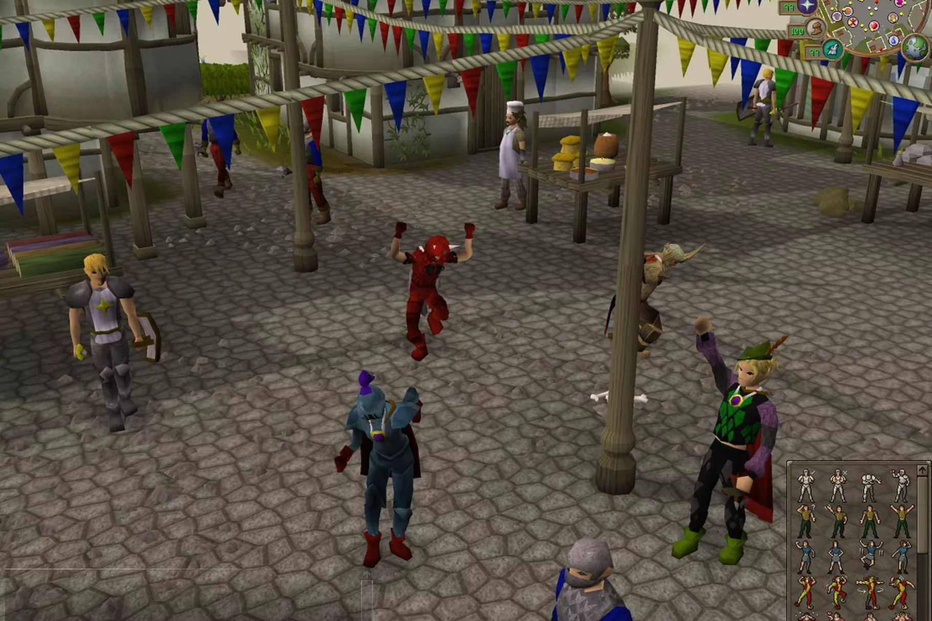 Traditional runescape gameplay