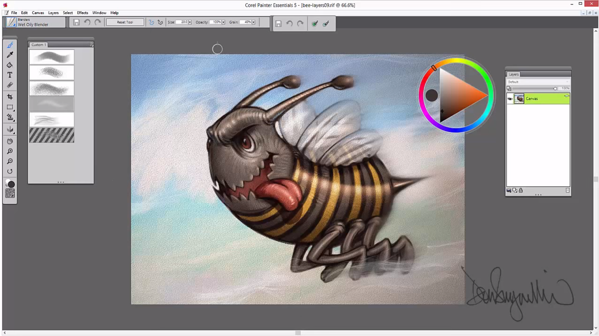 corel painter essentials 5 text youtube