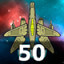 Destroyed 50 medium spaceships