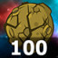 Destroyed 100 meteorites