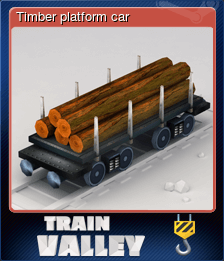 Timber platform car