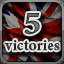5 Victories