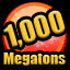 1,000 Megatons!