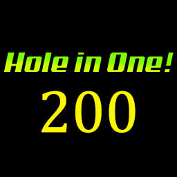 200 holes in one