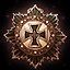 German Cross In Gold With Diamonds