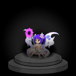 Purple Sunflower Fairy