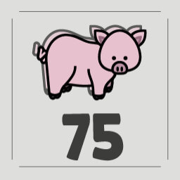 Oink oink 75!
