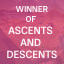 Winner of Ascents and Descents