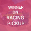 Winner on Racing Pickup